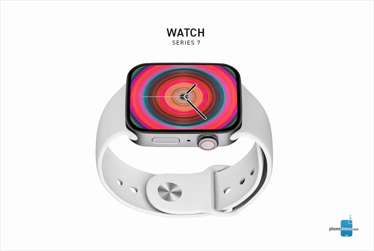 Apple Watch Series 7 新的渲染圖
