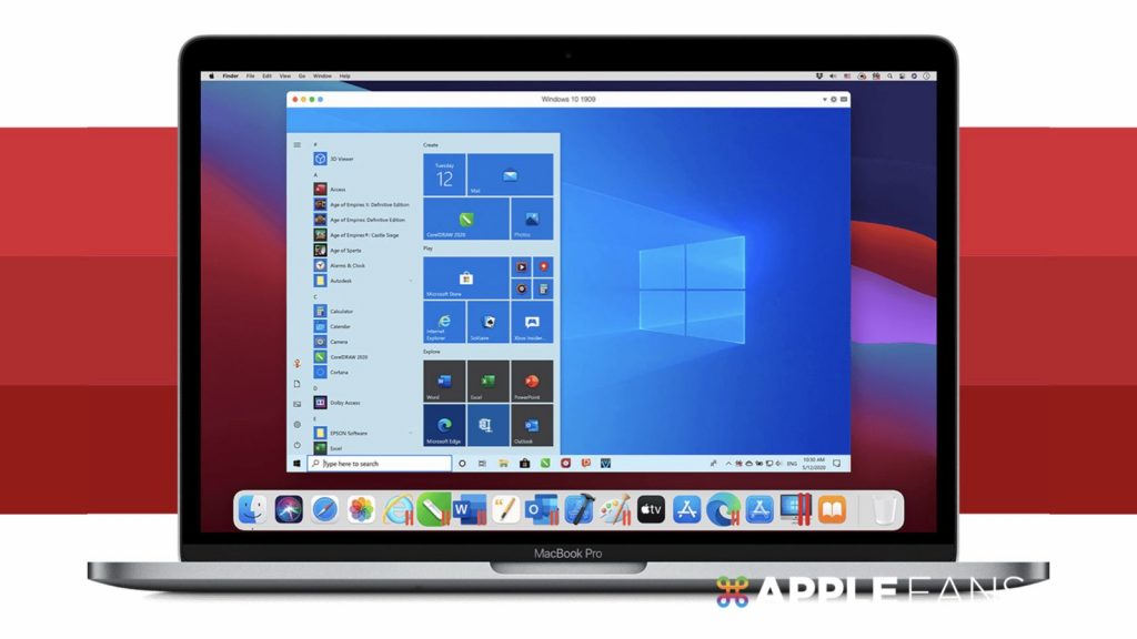 m1 parallels desktop windows 10