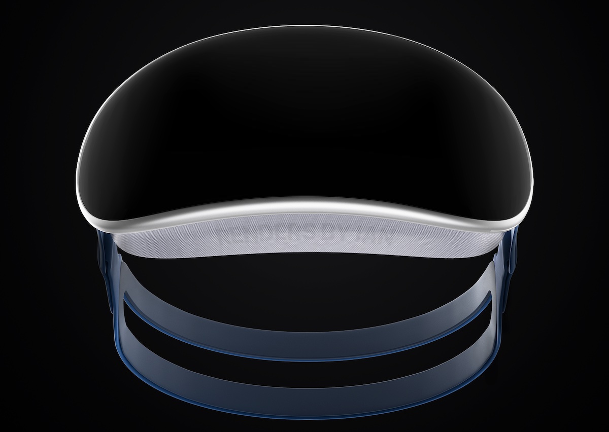 Apple AR Headset 渲染圖