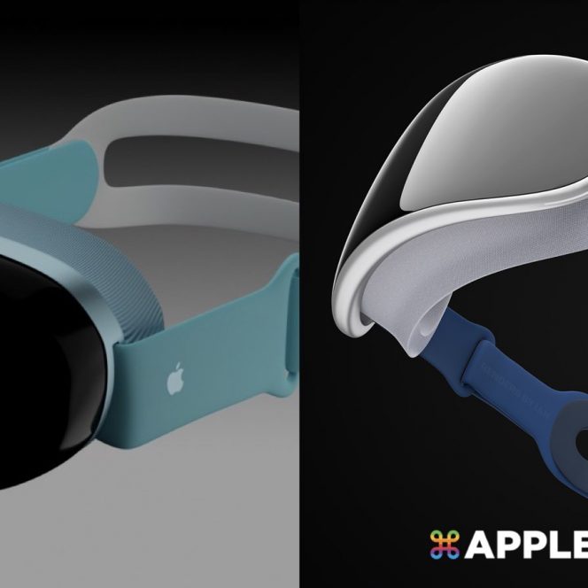 Apple AR Headset 渲染圖