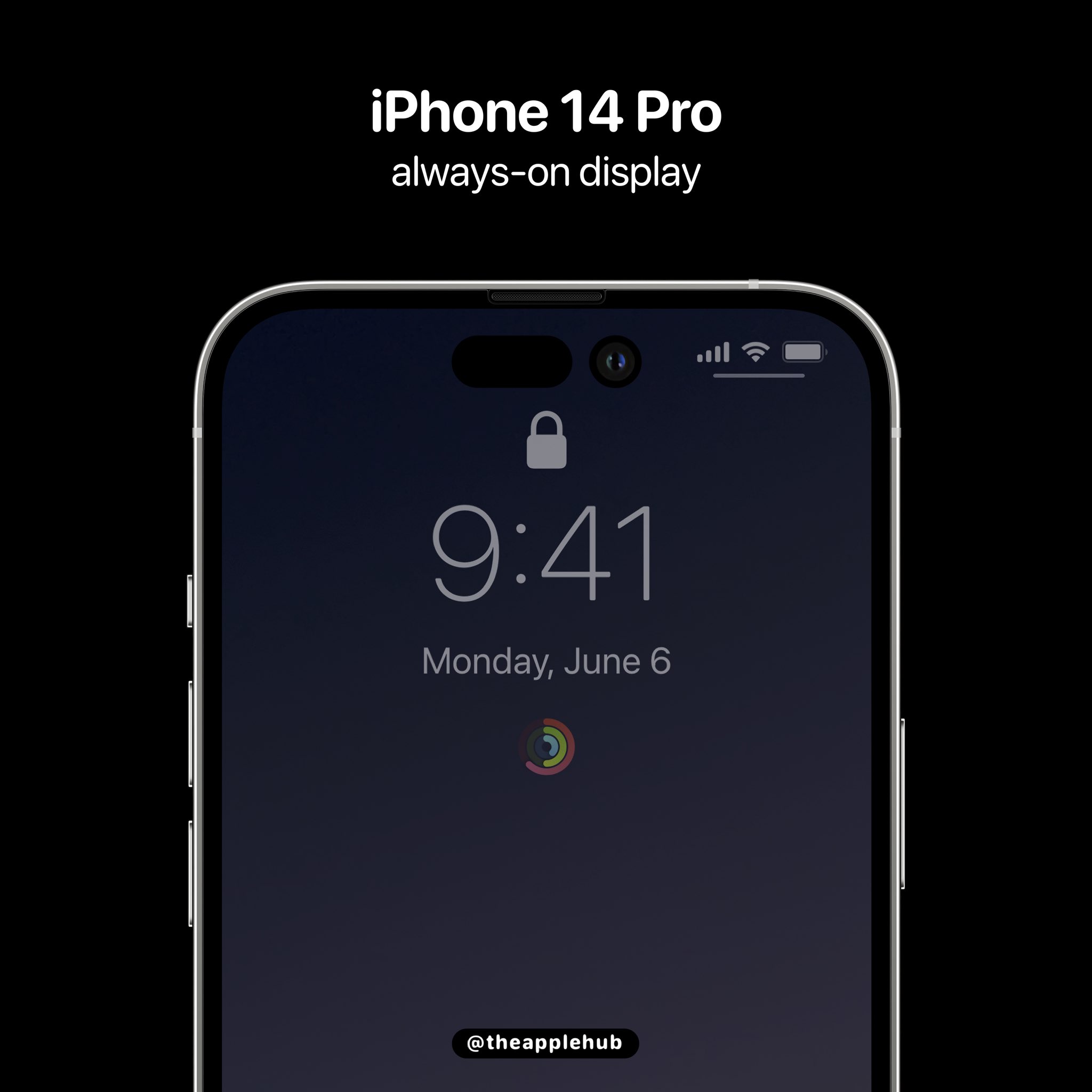 iPhone 14 Pro 隨顯螢幕（Always on Display）