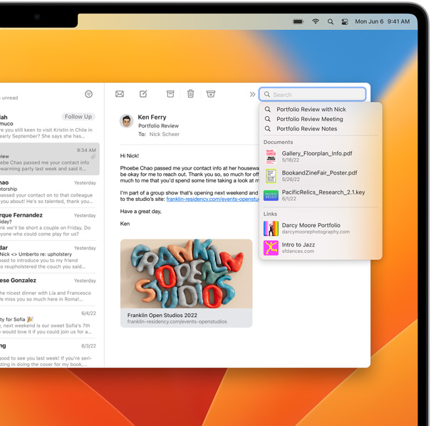 macOS 13  郵件 App