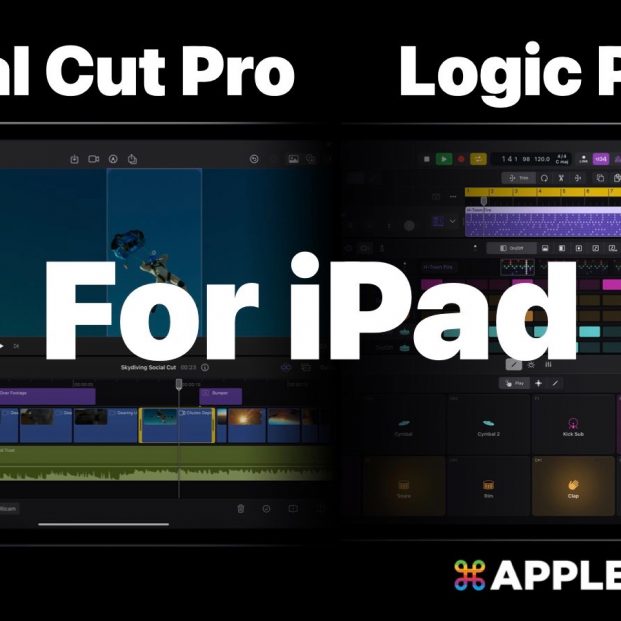 iPad 版的 Logic Pro 和 Final Cut Pro