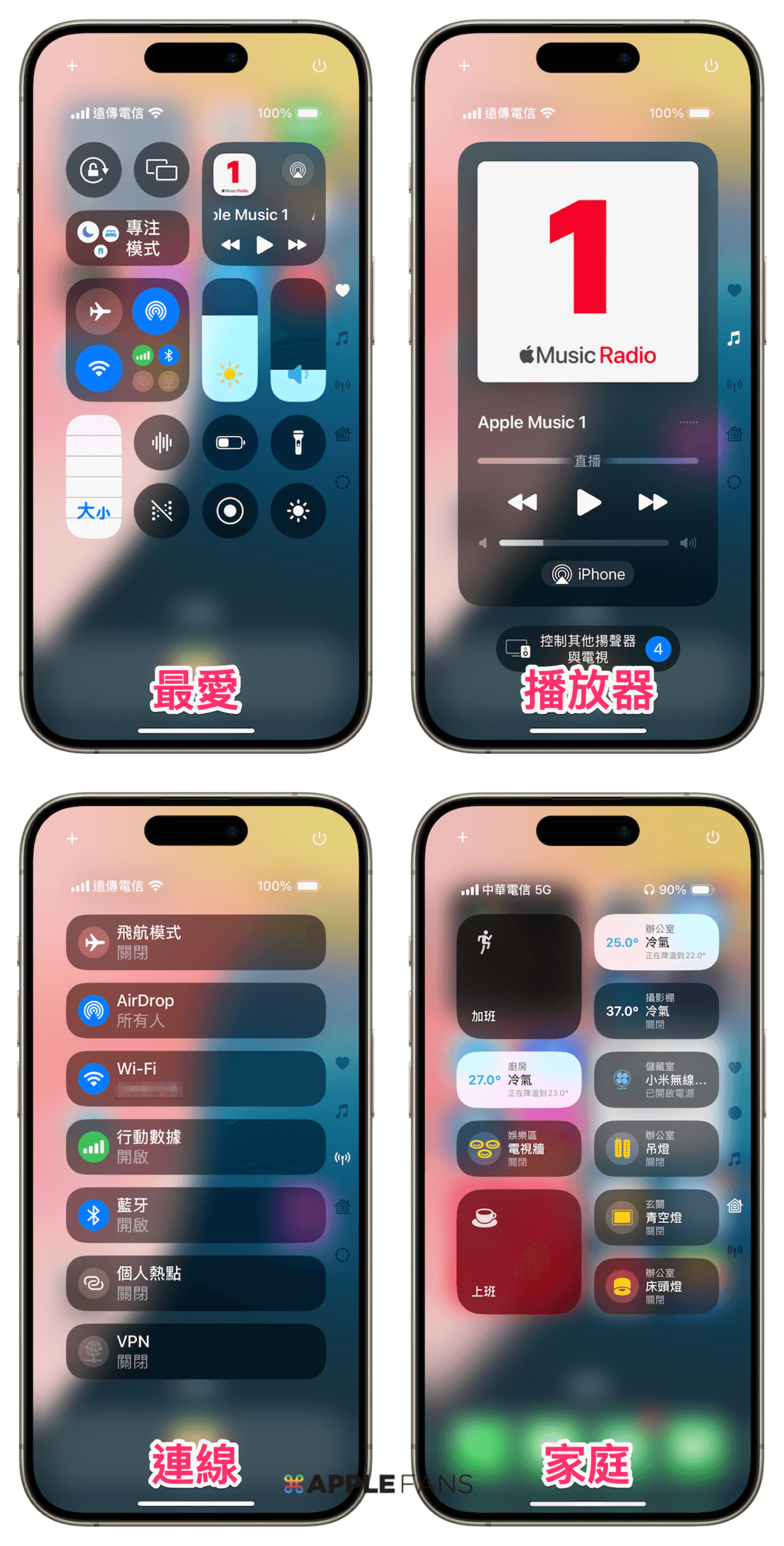 iOS18控制中心