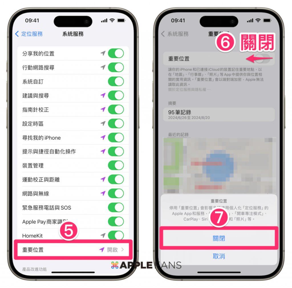 iPhone防追蹤