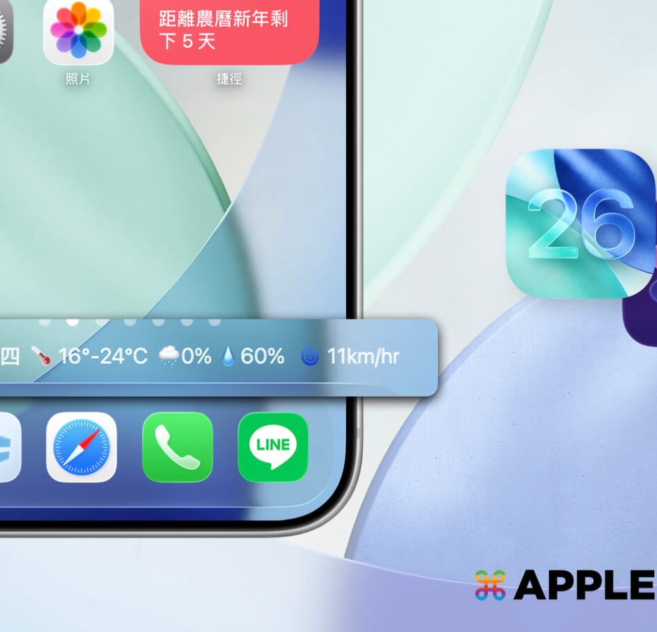 iPhone 桌布 天氣