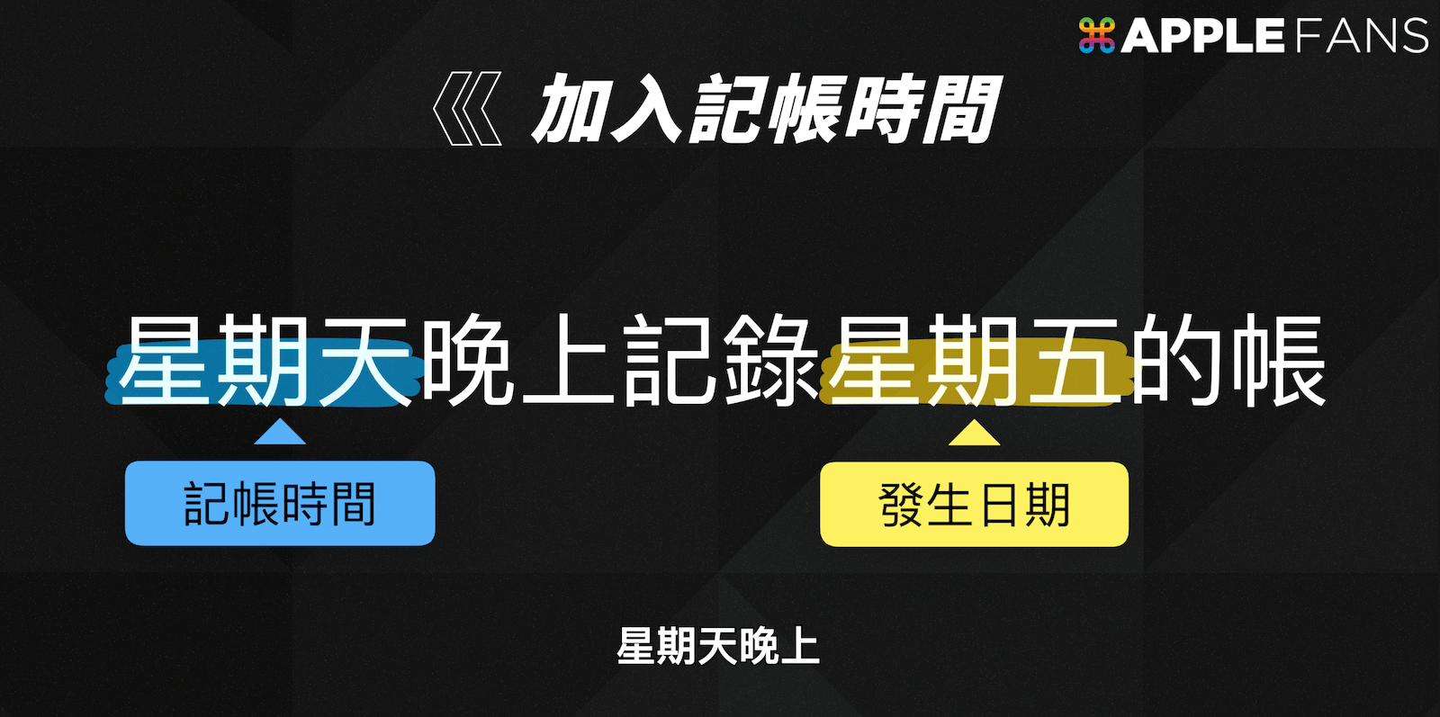 iPhone記帳捷徑